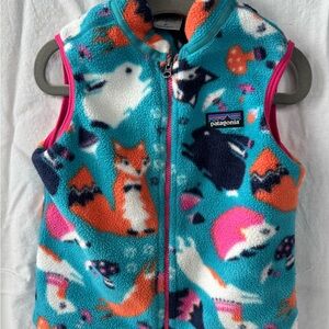Patagonia Multicolor Fleece Vest for Kids